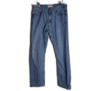 Hilfiger Denim Jeans Mens 34x34 Classic Straight Light Wash Blue Casual Pants
